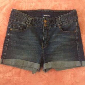Women’s blue jean shorts